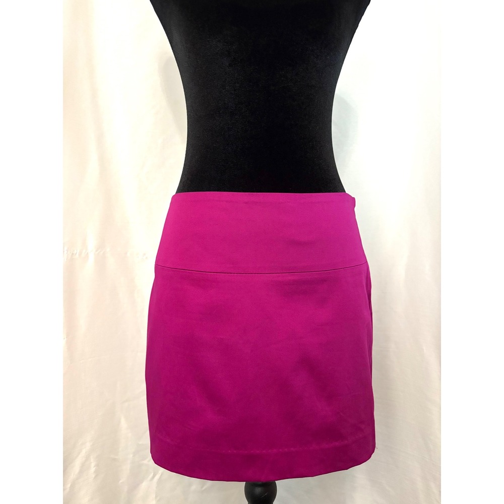 Express Design Studio Magenta Pink Mini Skirt Size 2 Cotton Stretch Lined